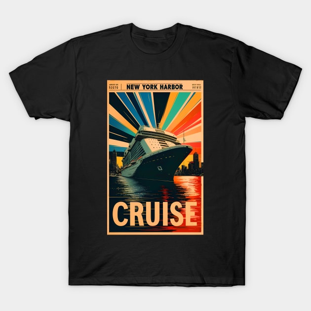 Living the Cruise Life - Design 3 T-Shirt by Joe Neckbone's Hangout